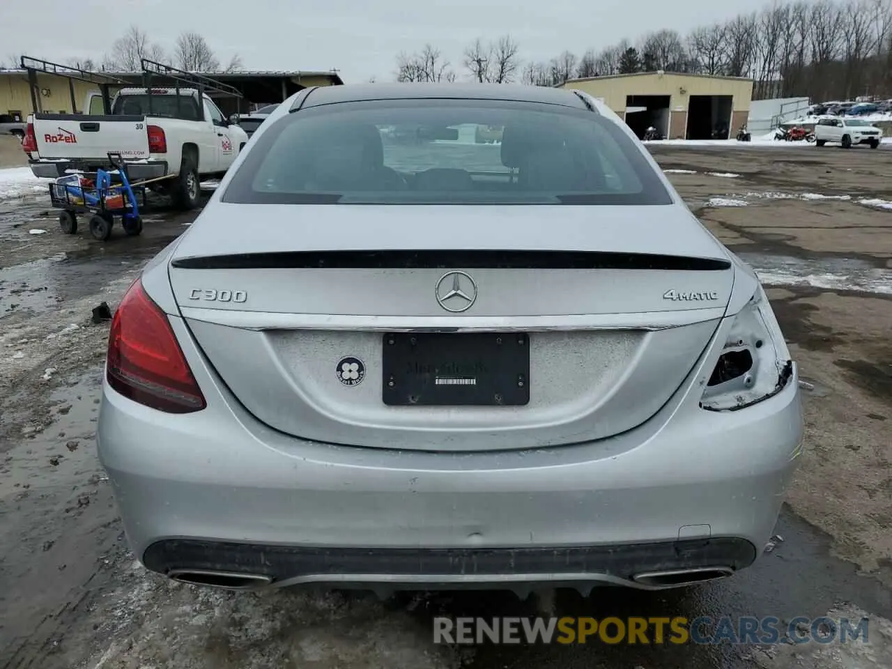 6 Photograph of a damaged car WDDWF8EB6KR516773 MERCEDES-BENZ C-CLASS 2019