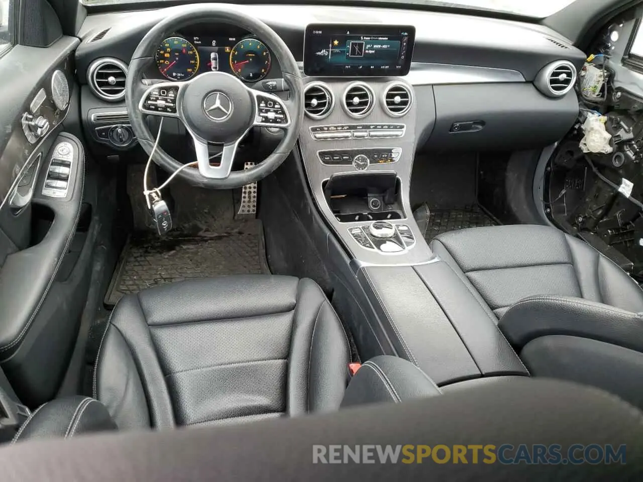 8 Photograph of a damaged car WDDWF8EB6KR516773 MERCEDES-BENZ C-CLASS 2019