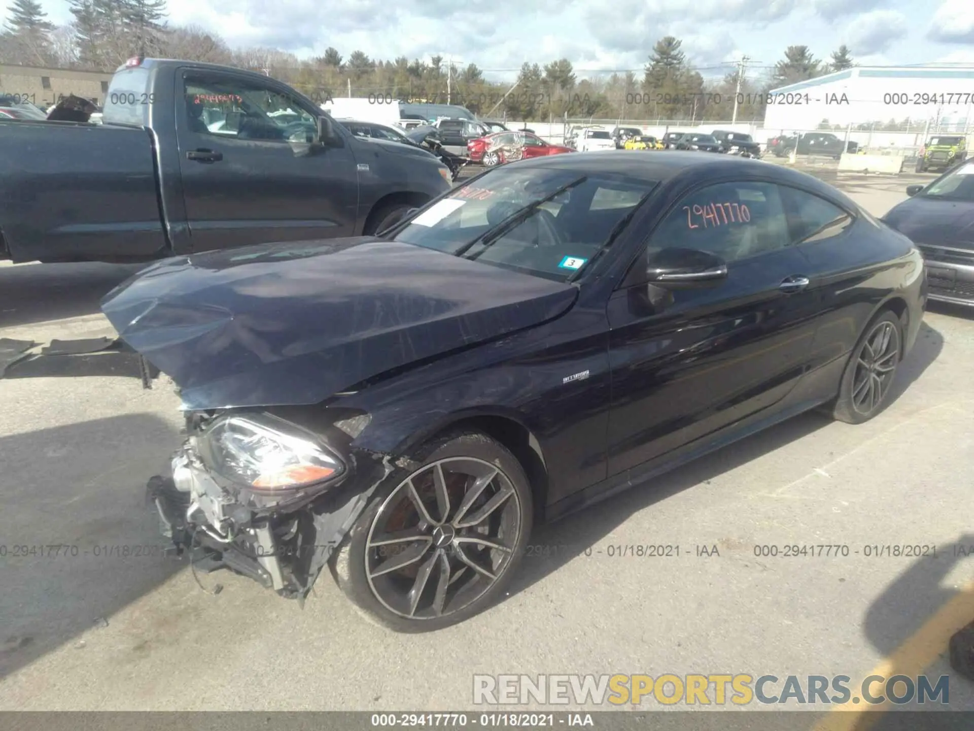 2 Photograph of a damaged car WDDWJ6EB6KF813546 MERCEDES-BENZ C-CLASS 2019