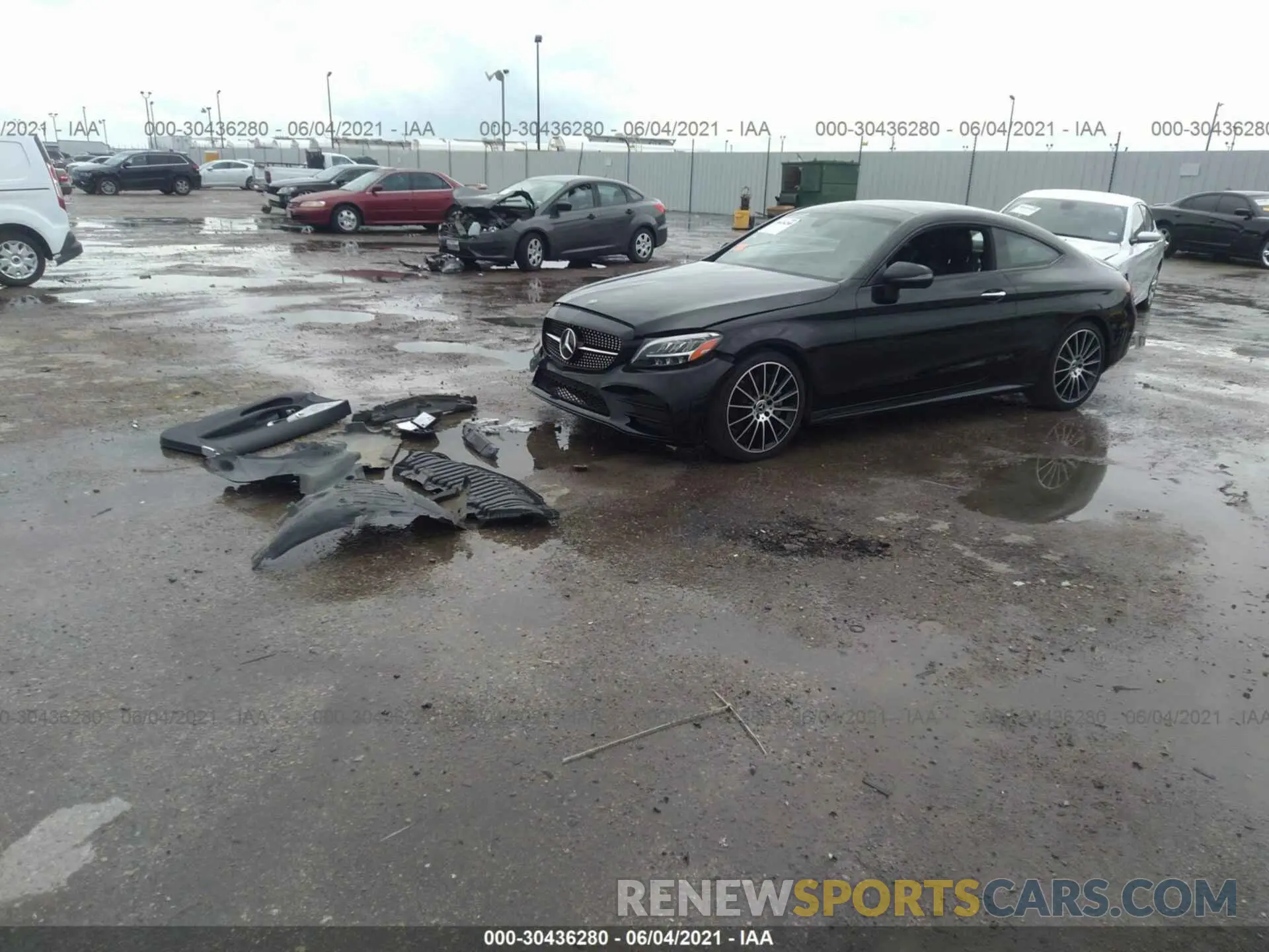 2 Фотография поврежденного автомобиля WDDWJ8DB0KF850752 MERCEDES-BENZ C-CLASS 2019