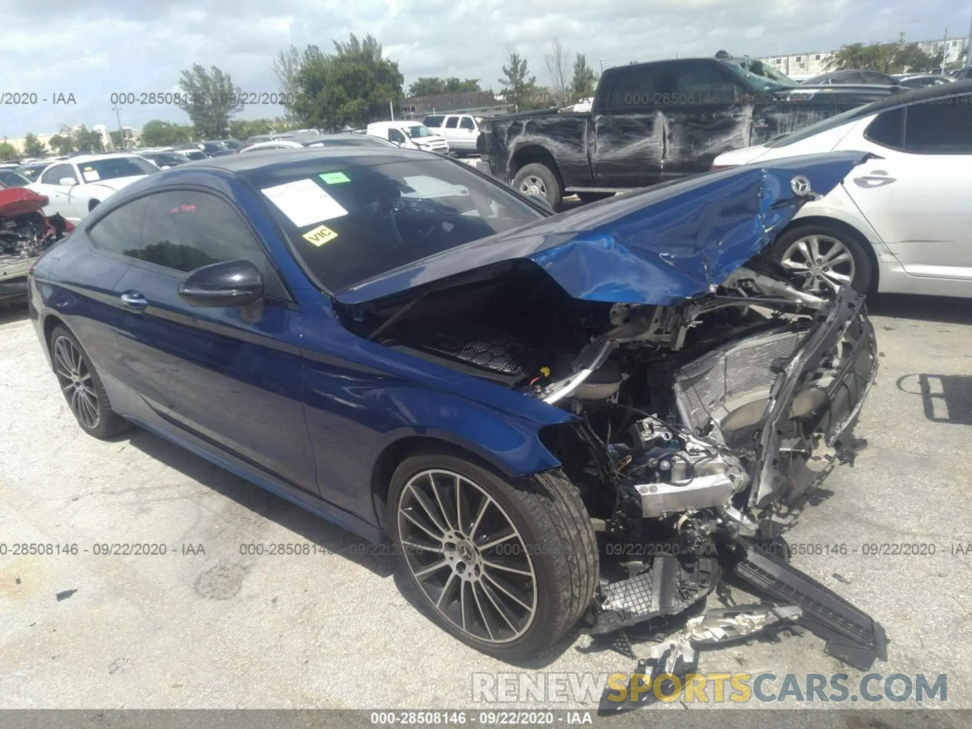 1 Photograph of a damaged car WDDWJ8DB0KF859922 MERCEDES-BENZ C-CLASS 2019