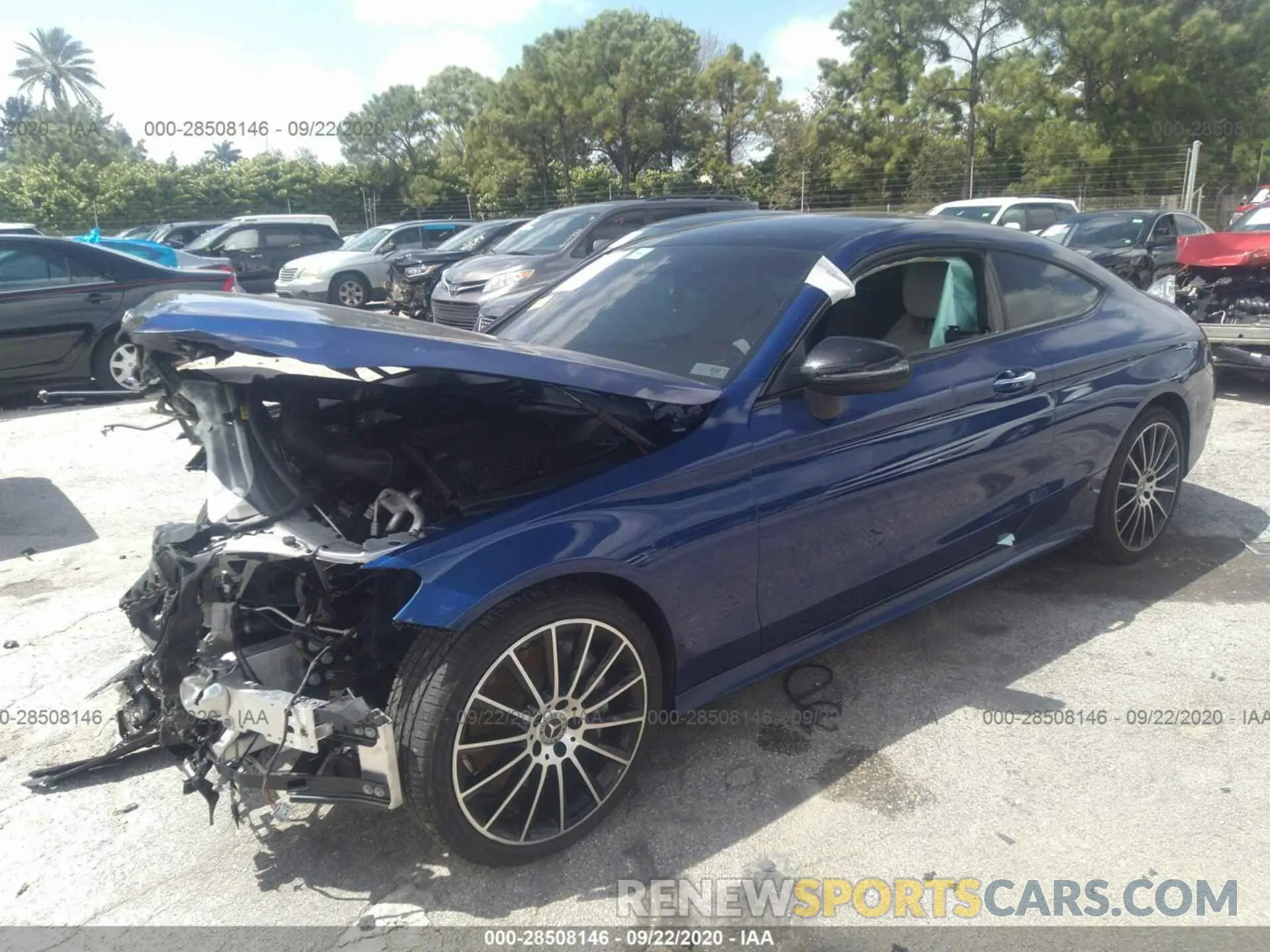 2 Photograph of a damaged car WDDWJ8DB0KF859922 MERCEDES-BENZ C-CLASS 2019