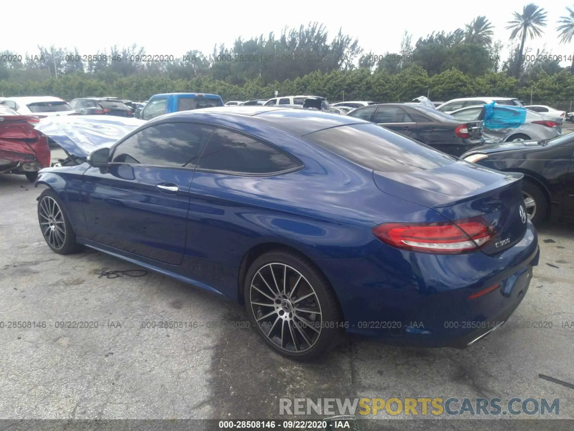 3 Photograph of a damaged car WDDWJ8DB0KF859922 MERCEDES-BENZ C-CLASS 2019