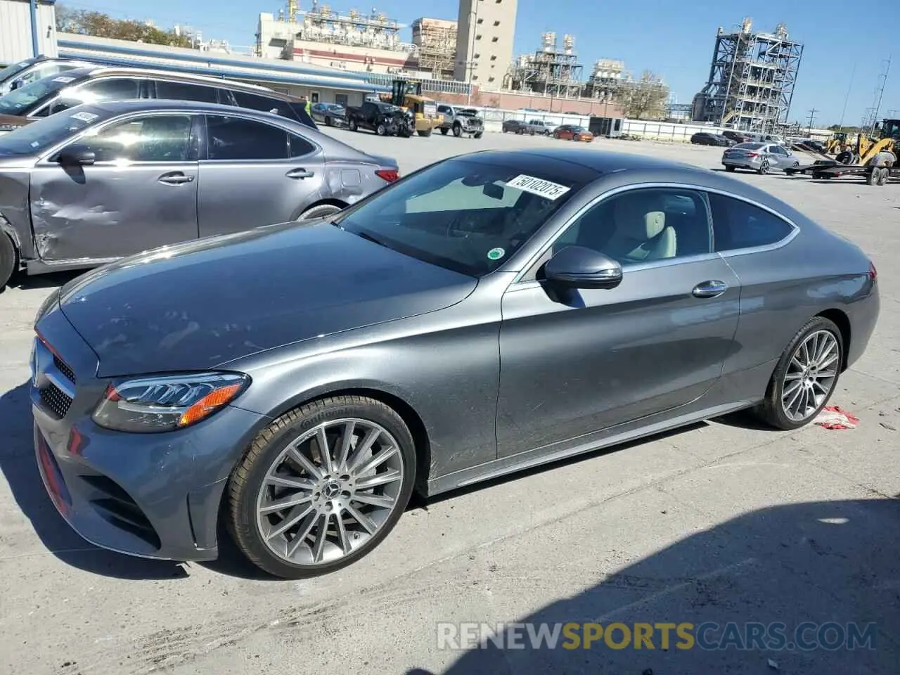 1 Photograph of a damaged car WDDWJ8DB9KF836607 MERCEDES-BENZ C-CLASS 2019