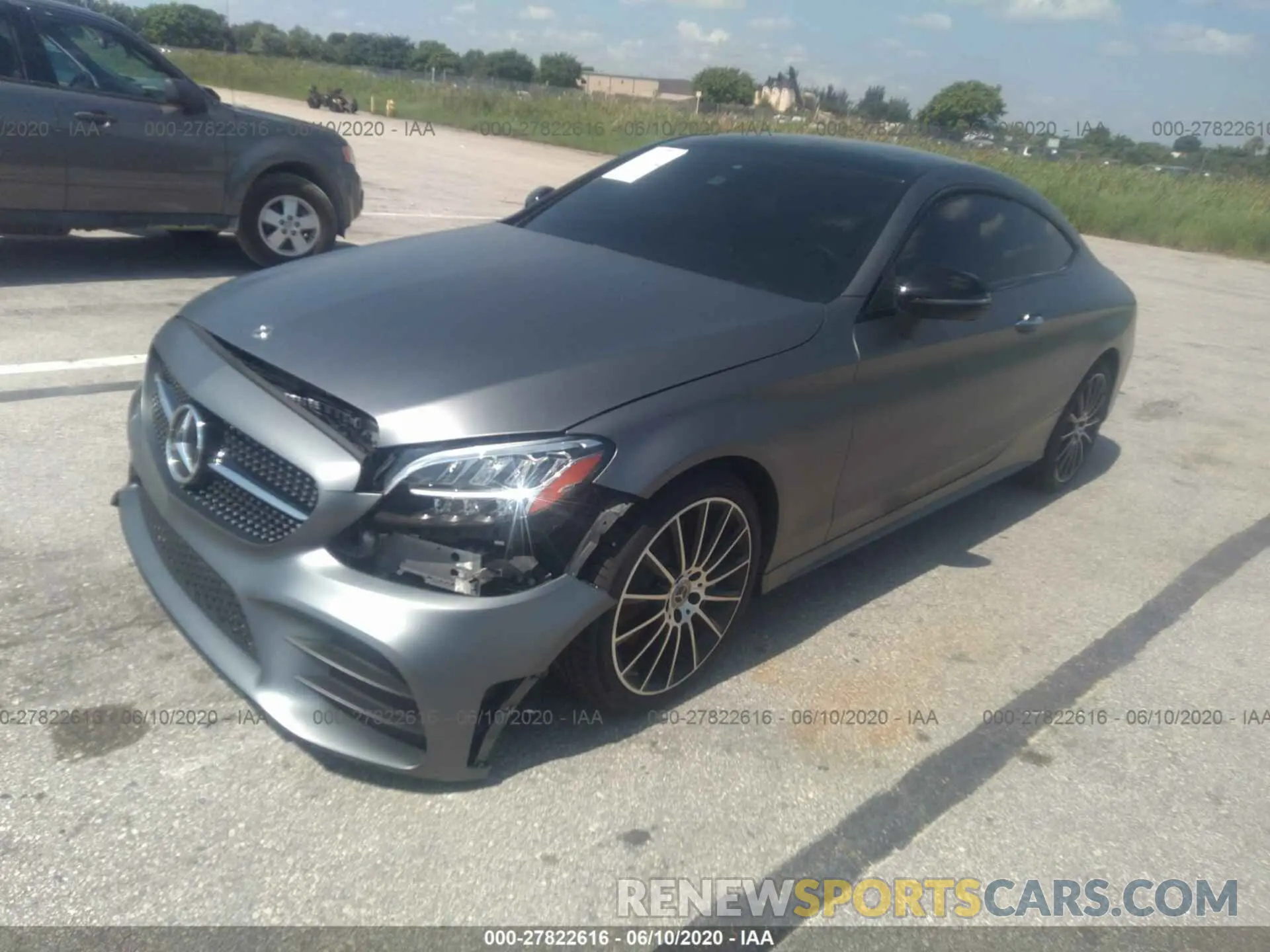 2 Photograph of a damaged car WDDWJ8DBXKF851603 MERCEDES-BENZ C-CLASS 2019
