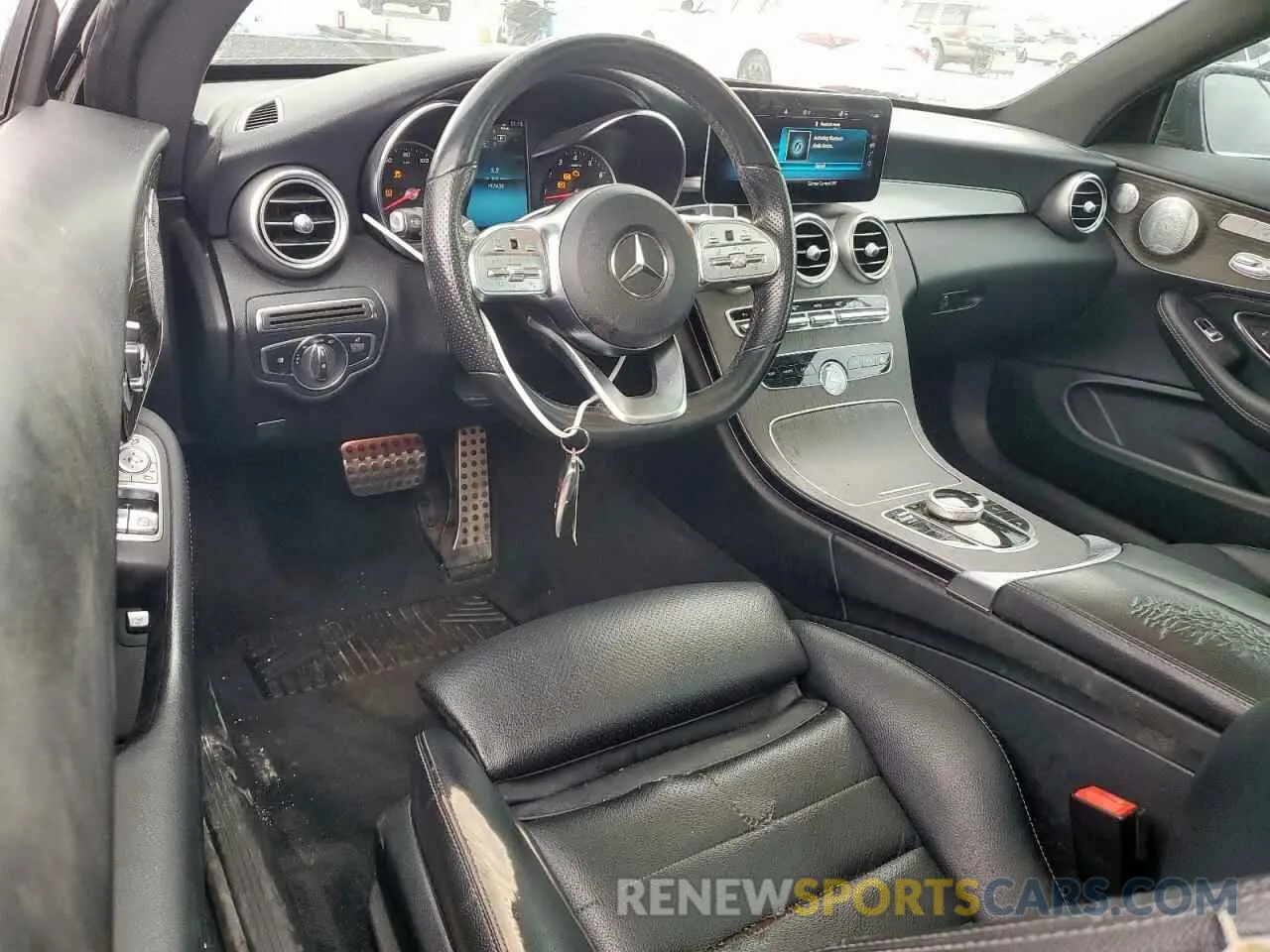 8 Photograph of a damaged car WDDWJ8EB3KF779335 MERCEDES-BENZ C-CLASS 2019