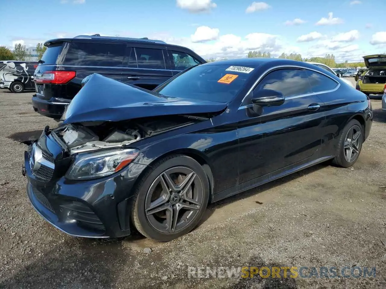 1 Фотография поврежденного автомобиля WDDWJ8EB3KF925510 MERCEDES-BENZ C-CLASS 2019