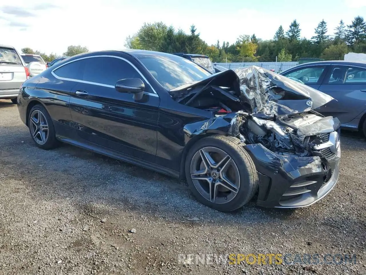 4 Фотография поврежденного автомобиля WDDWJ8EB3KF925510 MERCEDES-BENZ C-CLASS 2019