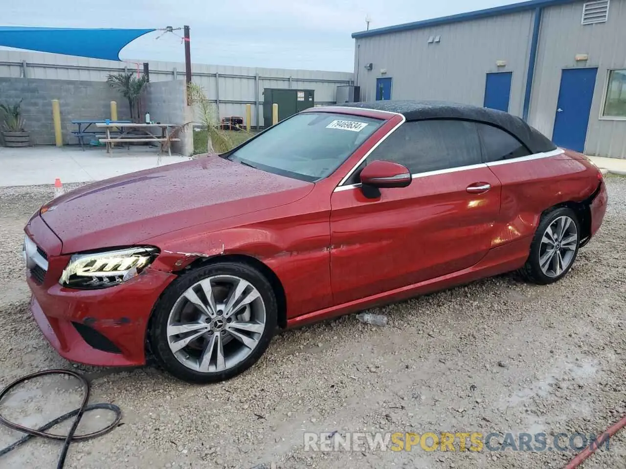 1 Photograph of a damaged car WDDWK8DB2KF882504 MERCEDES-BENZ C-CLASS 2019