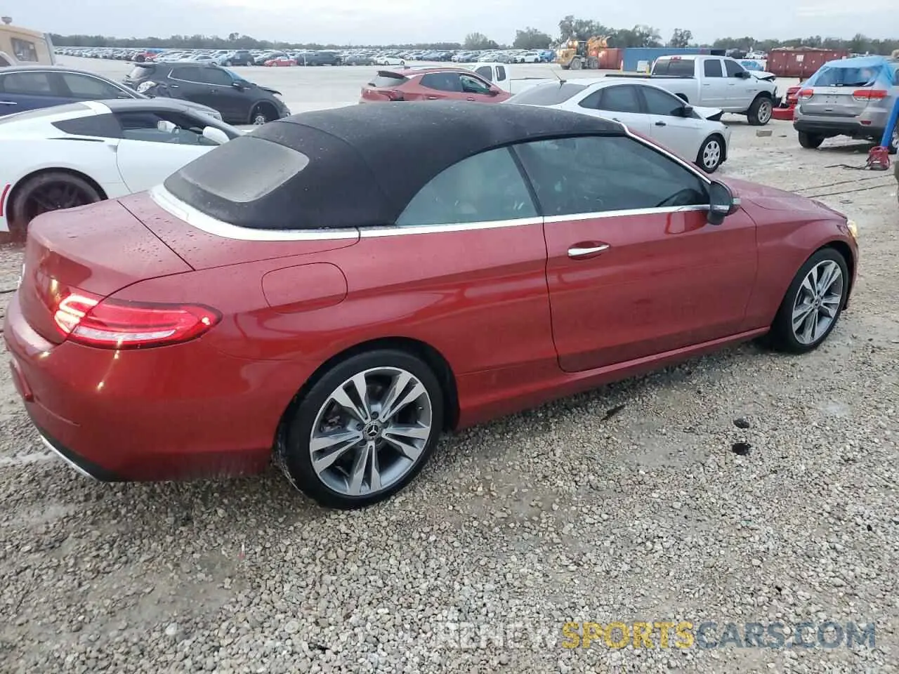 3 Photograph of a damaged car WDDWK8DB2KF882504 MERCEDES-BENZ C-CLASS 2019