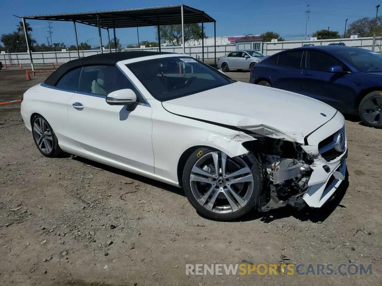 4 Фотография поврежденного автомобиля WDDWK8DB8KF870731 MERCEDES-BENZ C-CLASS 2019