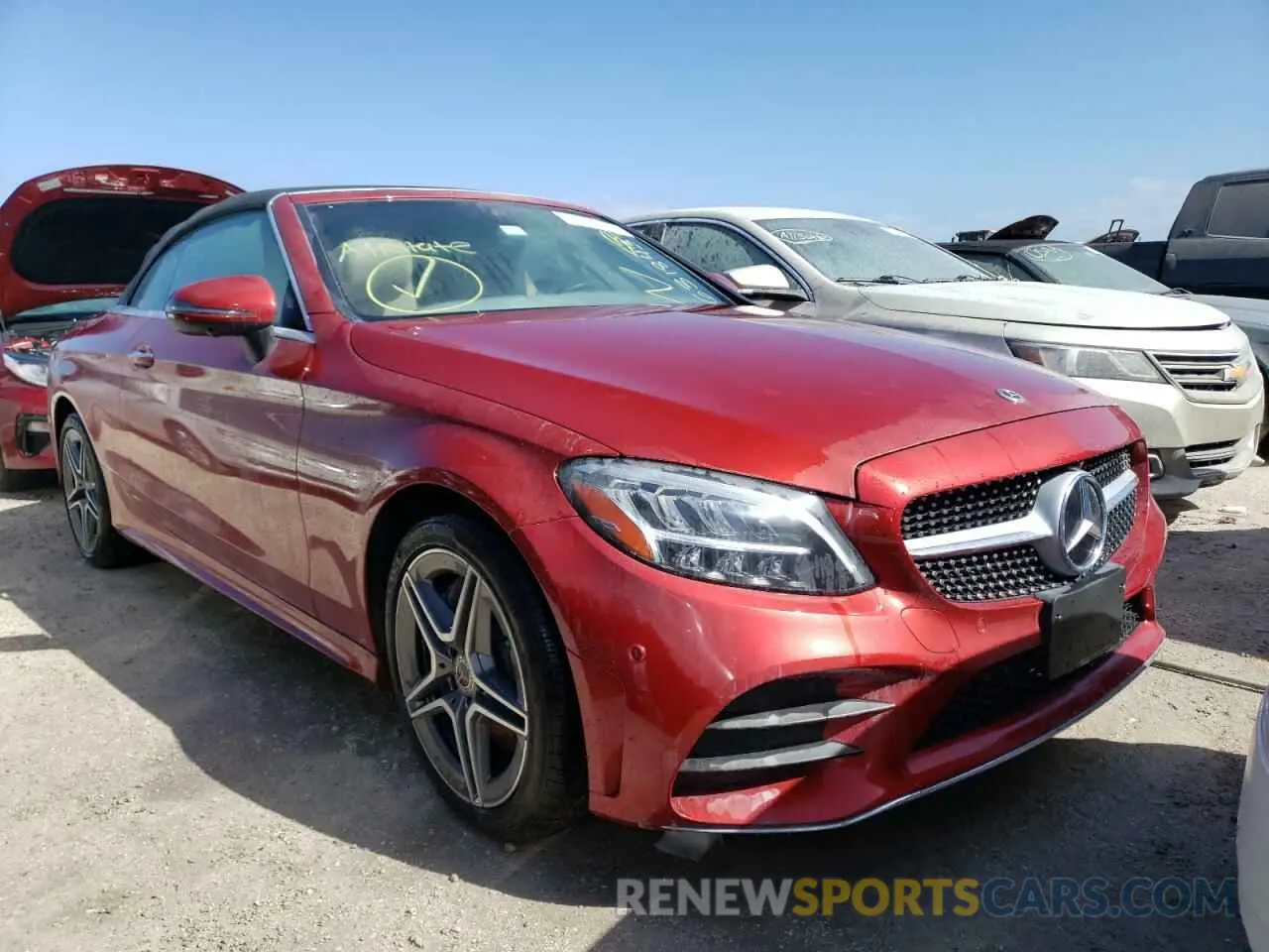 1 Photograph of a damaged car WDDWK8EB5KF862147 MERCEDES-BENZ C-CLASS 2019