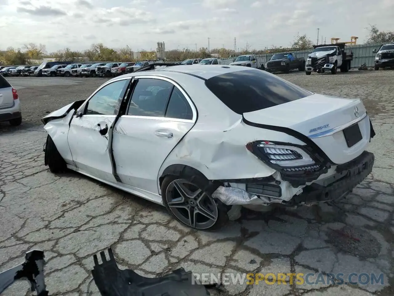 2 Photograph of a damaged car 55SWF6EB7LU333645 MERCEDES-BENZ C-CLASS 2020