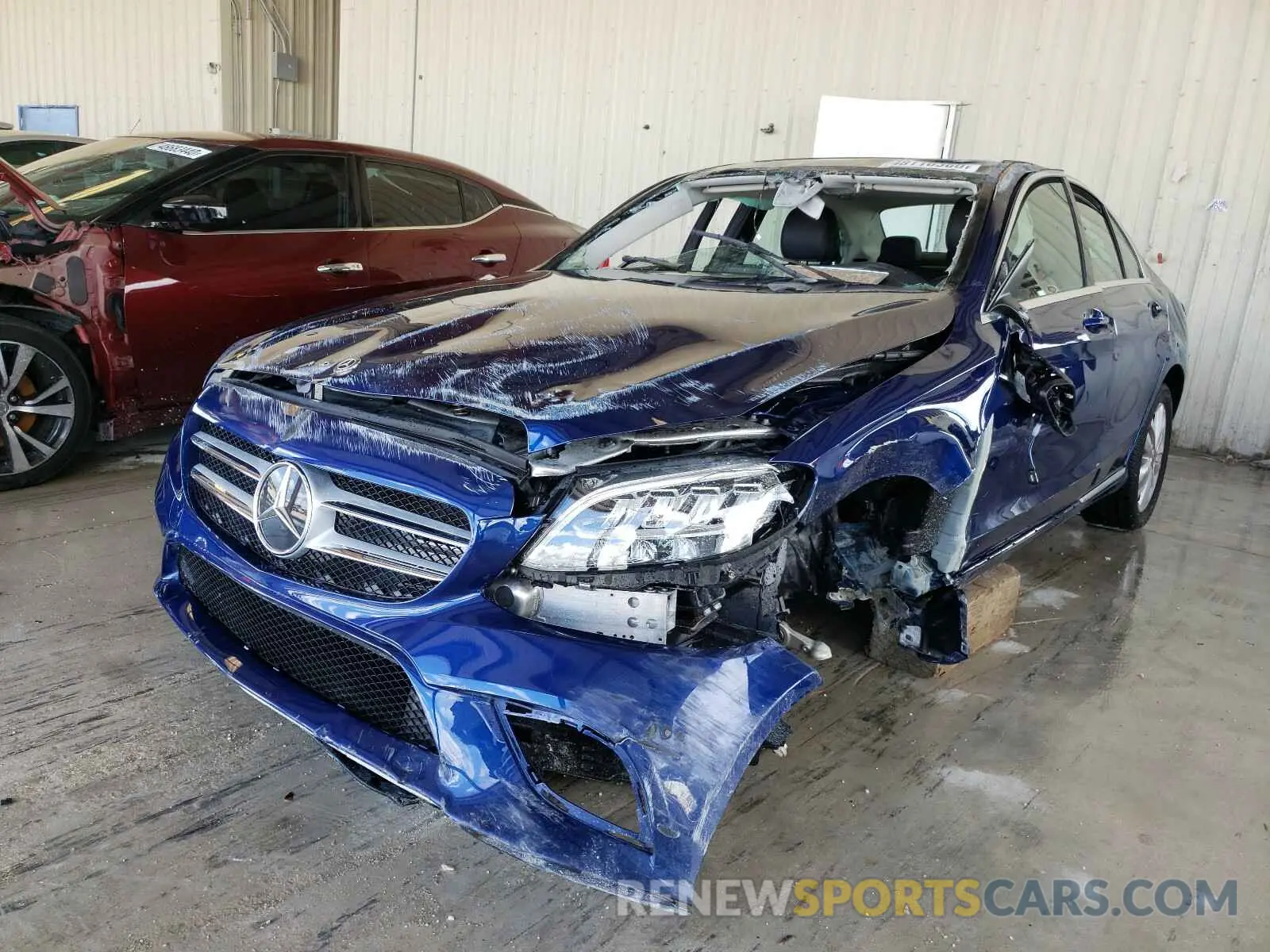 2 Photograph of a damaged car 55SWF8DB2LU330875 MERCEDES-BENZ C CLASS 2020