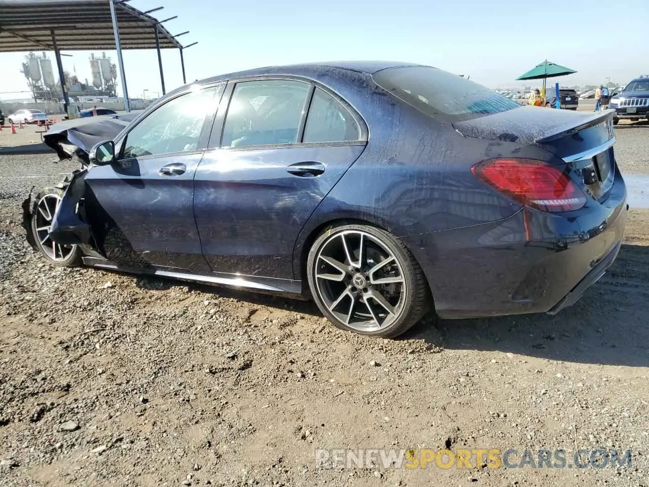 2 Фотография поврежденного автомобиля 55SWF8DB4LU329551 MERCEDES-BENZ C-CLASS 2020