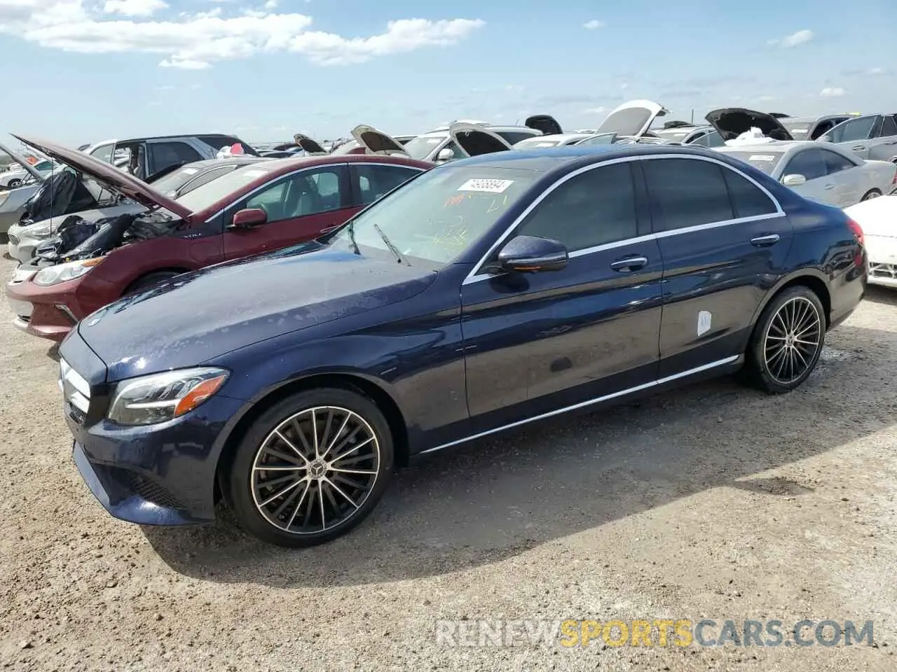 1 Photograph of a damaged car 55SWF8DB5LU325184 MERCEDES-BENZ C-CLASS 2020