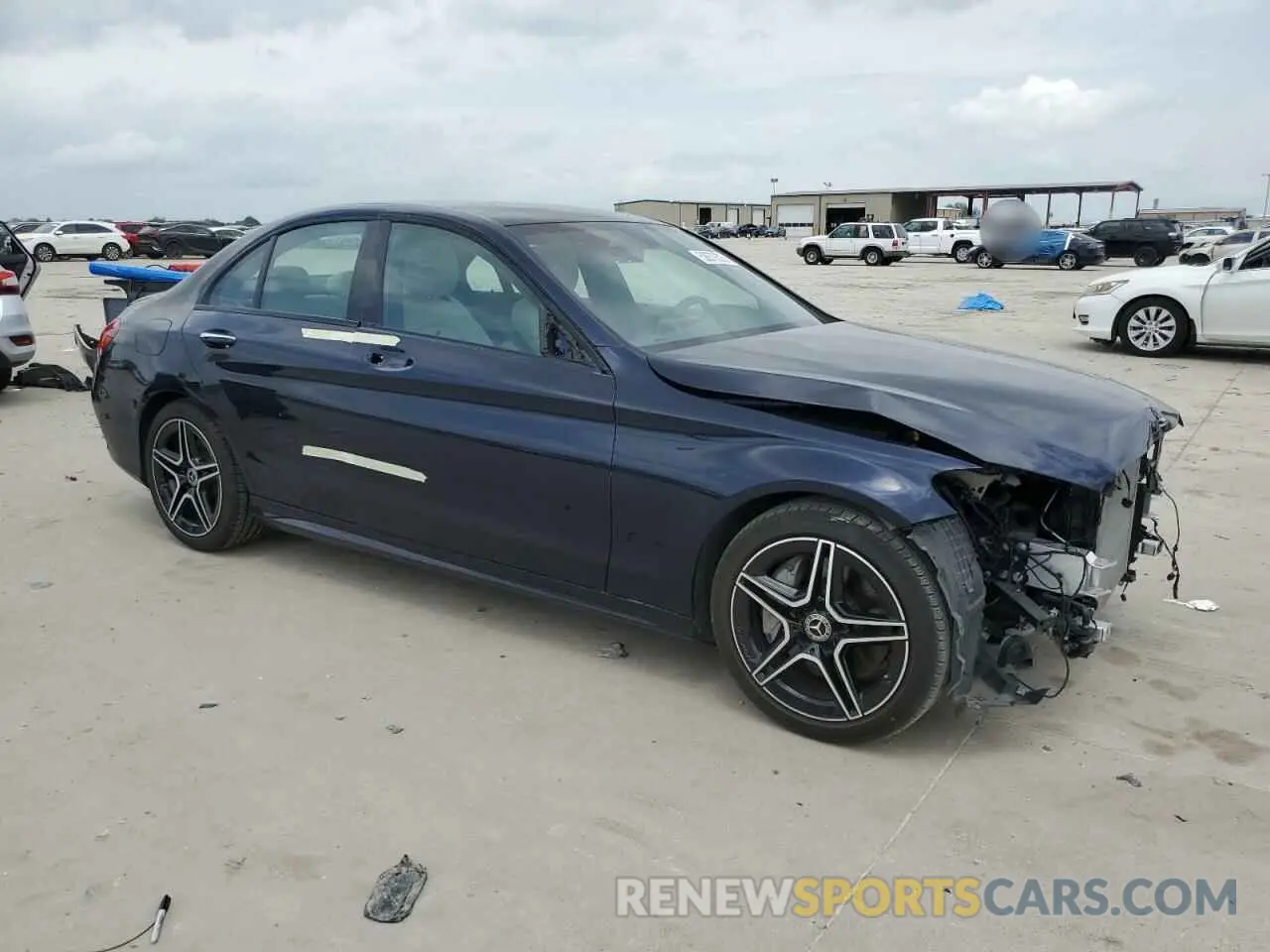 4 Фотография поврежденного автомобиля 55SWF8DB7LU326367 MERCEDES-BENZ C-CLASS 2020