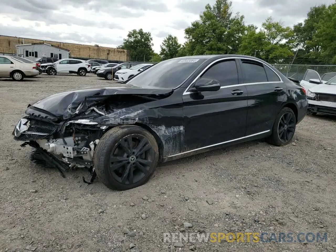 1 Фотография поврежденного автомобиля 55SWF8EB0LU325592 MERCEDES-BENZ C-CLASS 2020