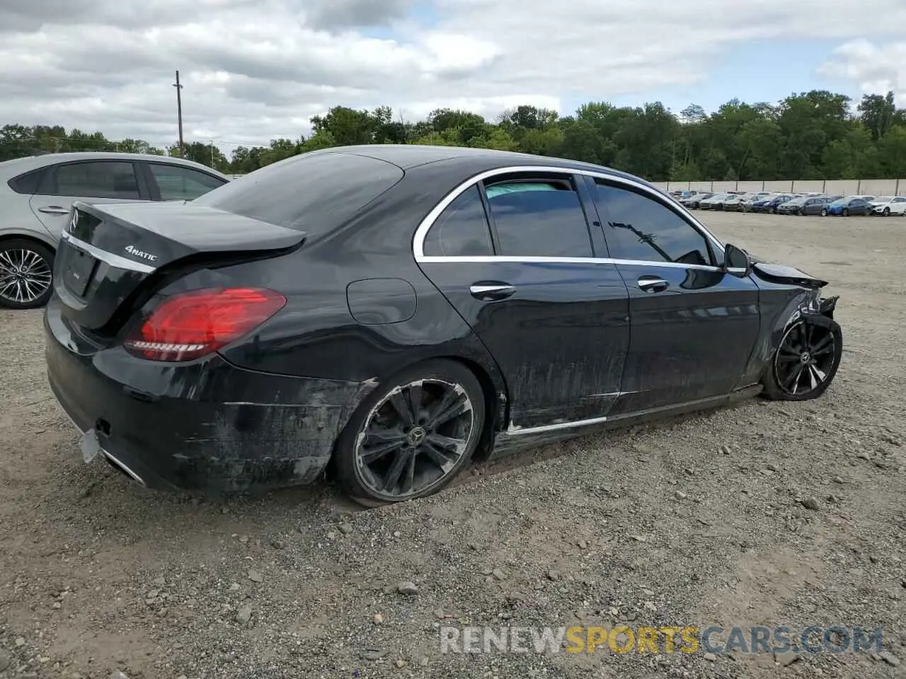 3 Фотография поврежденного автомобиля 55SWF8EB0LU325592 MERCEDES-BENZ C-CLASS 2020