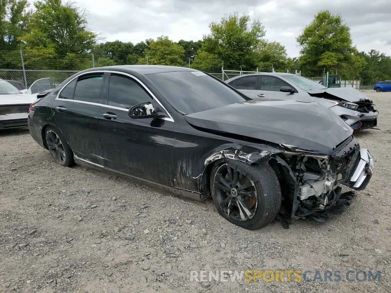 4 Фотография поврежденного автомобиля 55SWF8EB0LU325592 MERCEDES-BENZ C-CLASS 2020