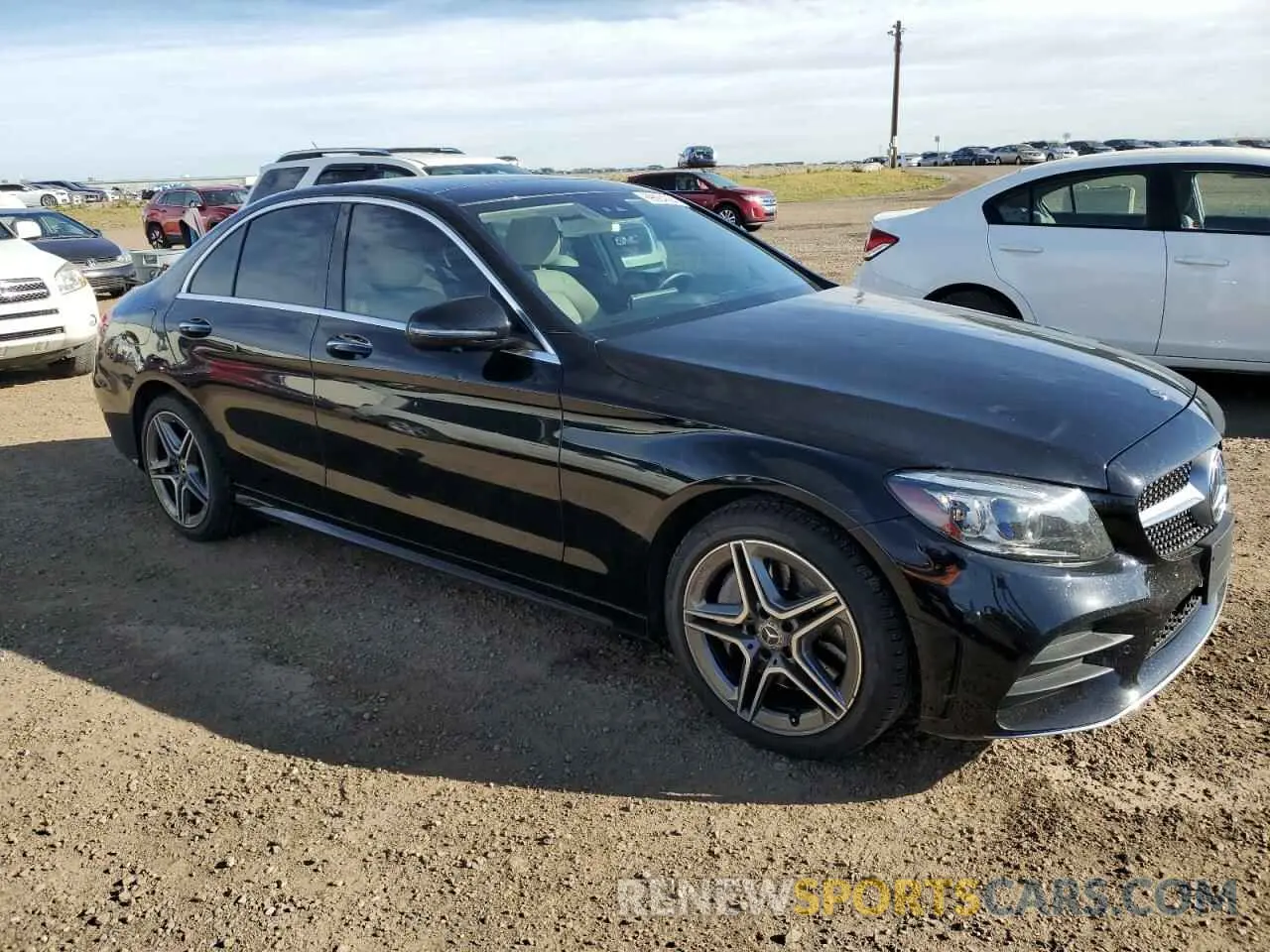 4 Фотография поврежденного автомобиля 55SWF8EB1LU326797 MERCEDES-BENZ C-CLASS 2020