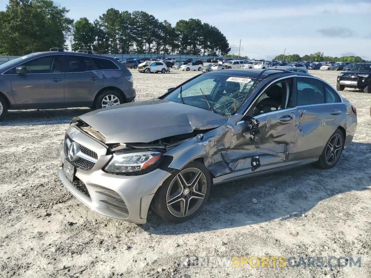 1 Photograph of a damaged car 55SWF8EB2LU329322 MERCEDES-BENZ C-CLASS 2020