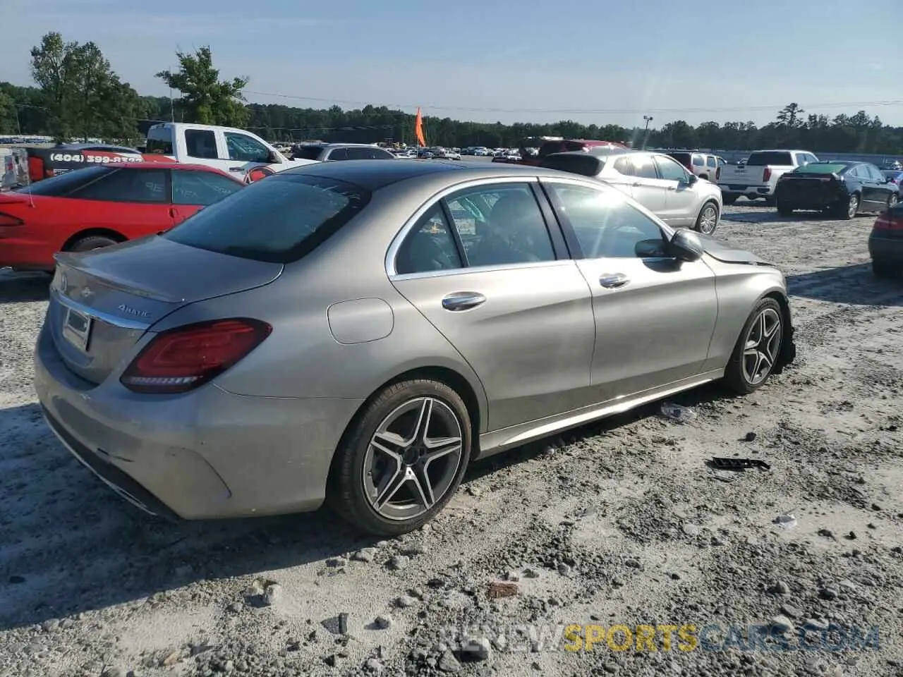 3 Photograph of a damaged car 55SWF8EB2LU329322 MERCEDES-BENZ C-CLASS 2020
