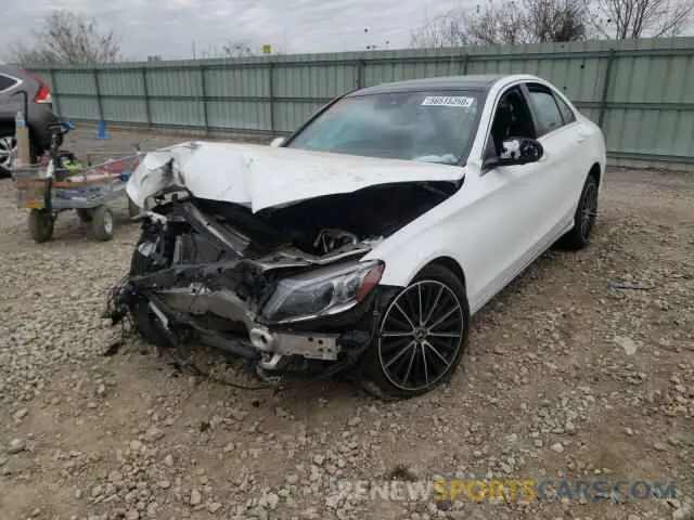 2 Photograph of a damaged car 55SWF8EB4LU324414 MERCEDES-BENZ C CLASS 2020
