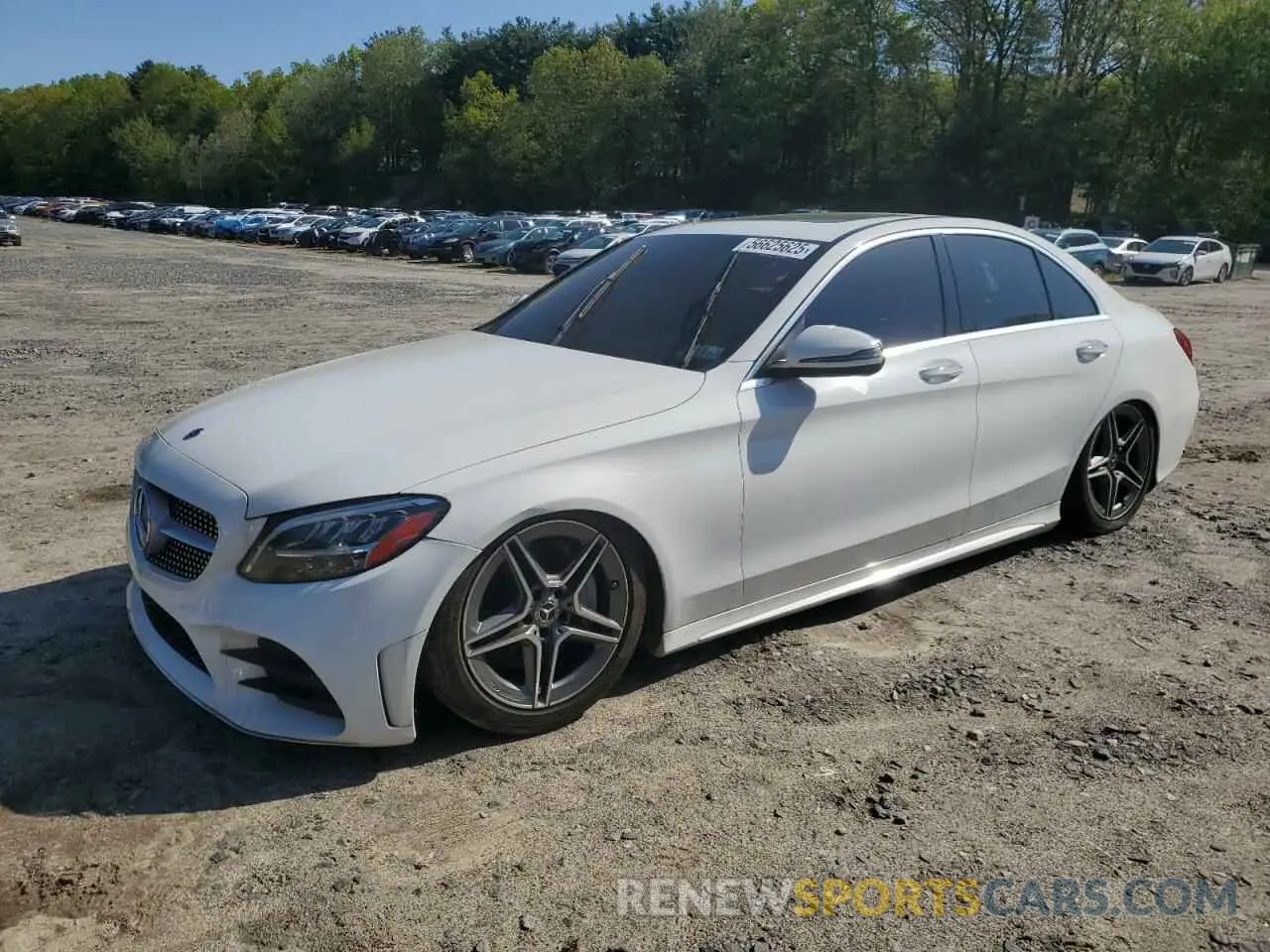 1 Photograph of a damaged car 55SWF8EB5LU327421 MERCEDES-BENZ C-CLASS 2020