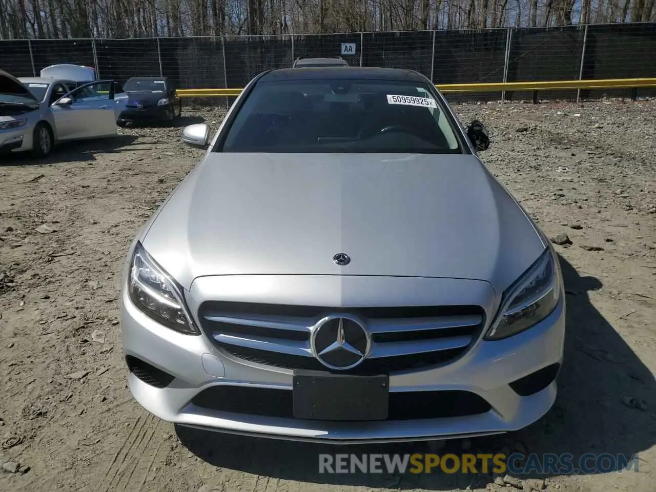 5 Фотография поврежденного автомобиля 55SWF8EB7LU324794 MERCEDES-BENZ C-CLASS 2020