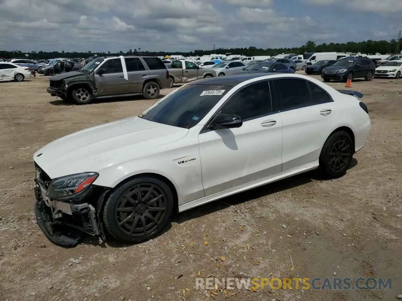 1 Photograph of a damaged car 55SWF8GB3LU332405 MERCEDES-BENZ C-CLASS 2020