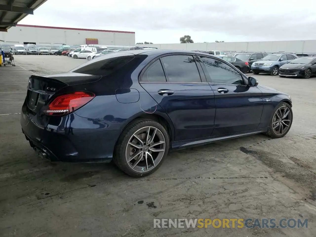 3 Photograph of a damaged car W1KWF6EB4LR585855 MERCEDES-BENZ C-CLASS 2020