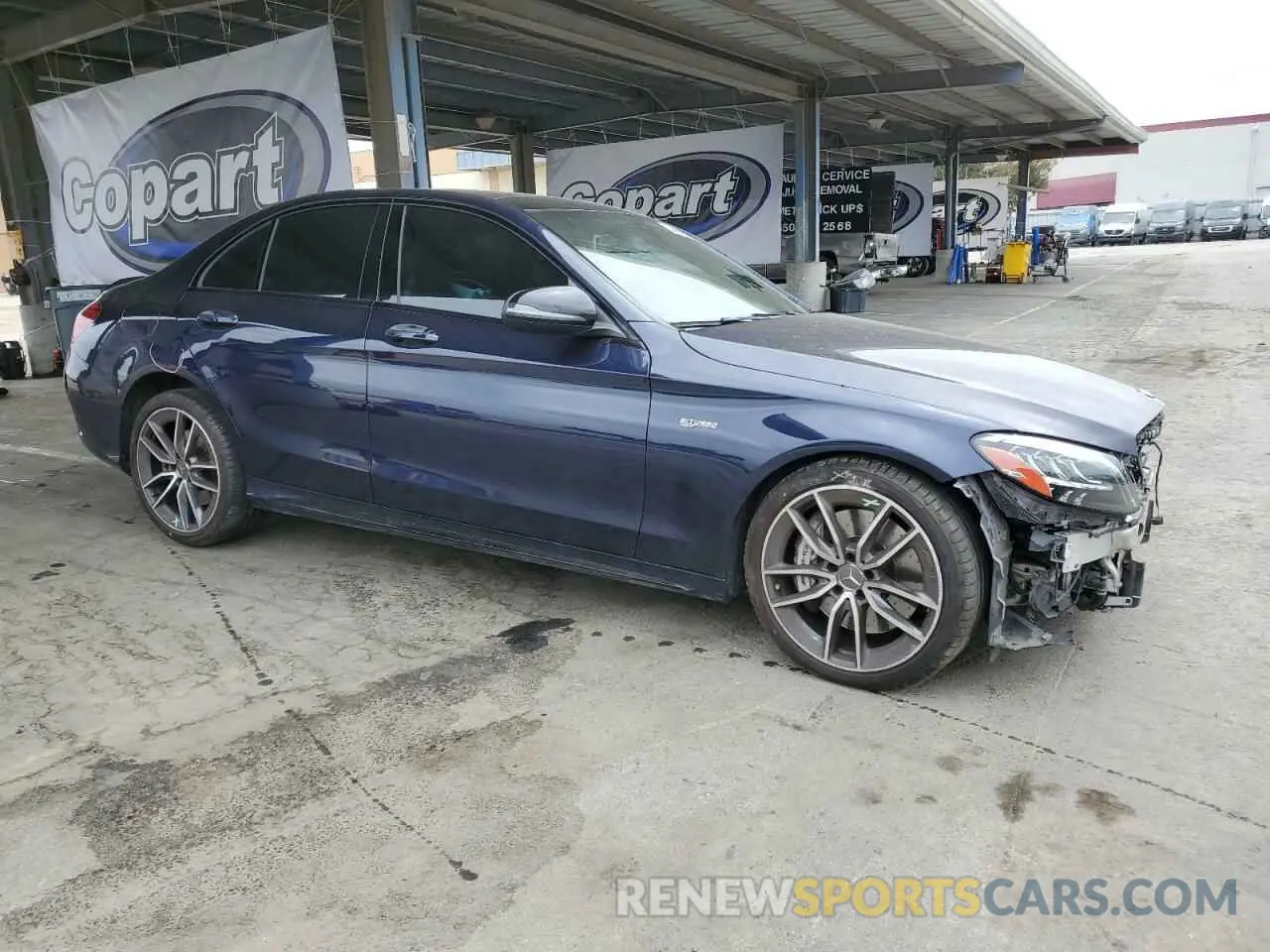 4 Photograph of a damaged car W1KWF6EB4LR585855 MERCEDES-BENZ C-CLASS 2020