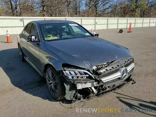 11 Фотография поврежденного автомобиля W1KWF6EB5LR570524 MERCEDES-BENZ C-CLASS 2020