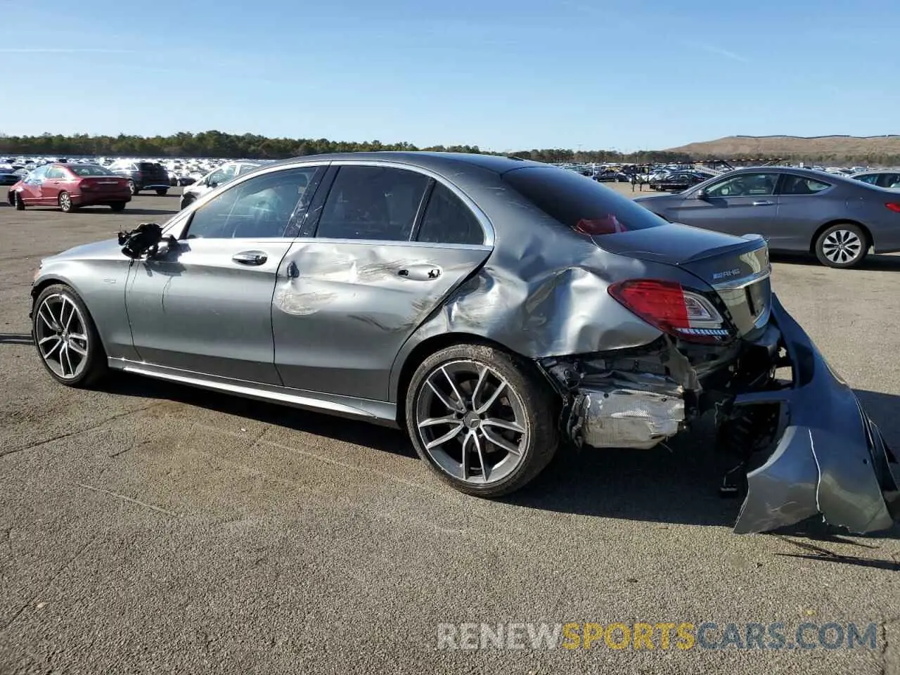 2 Фотография поврежденного автомобиля W1KWF6EB5LR570524 MERCEDES-BENZ C-CLASS 2020