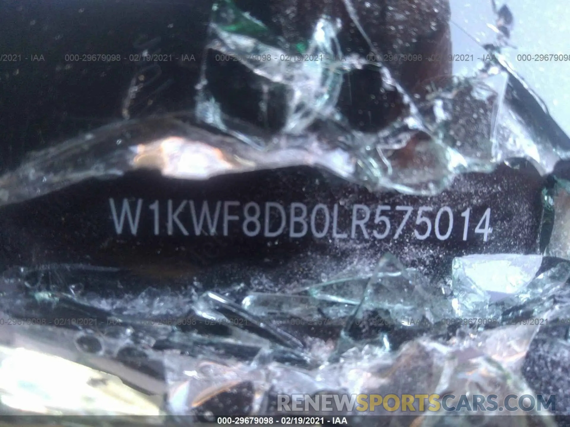 9 Фотография поврежденного автомобиля W1KWF8DB0LR575014 MERCEDES-BENZ C-CLASS 2020