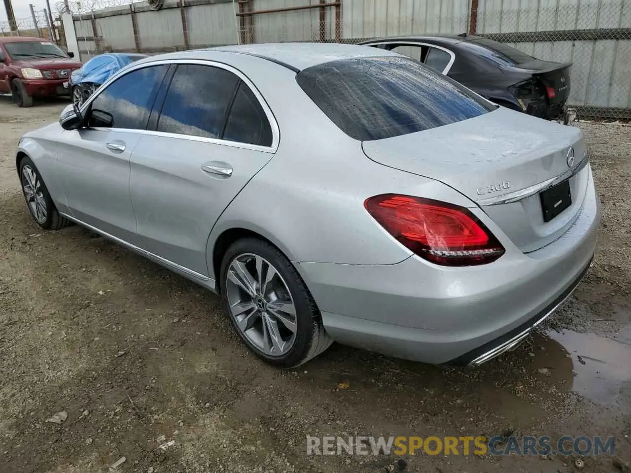 2 Photograph of a damaged car W1KWF8DB1LR571778 MERCEDES-BENZ C-CLASS 2020
