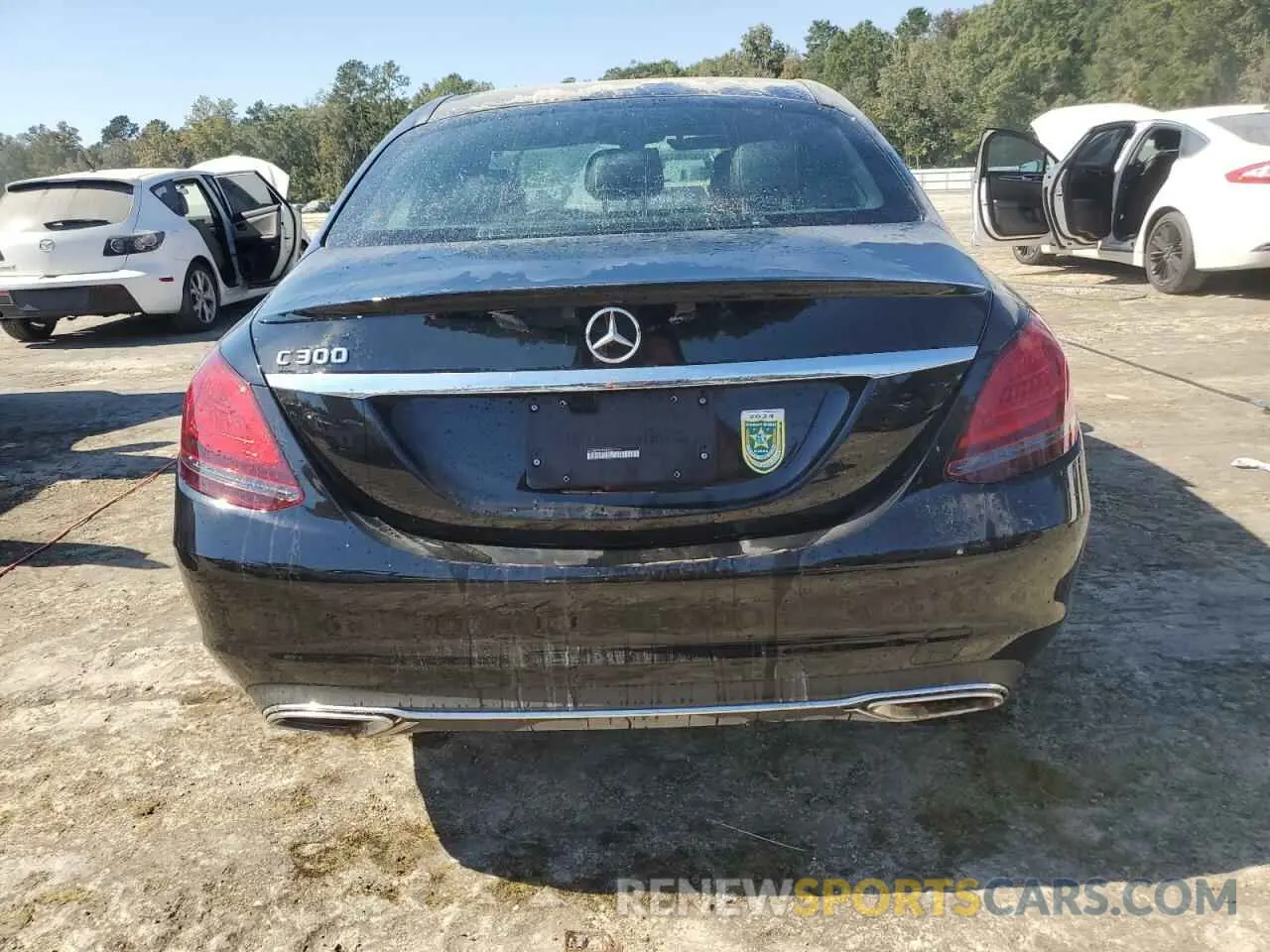 6 Фотография поврежденного автомобиля W1KWF8DB4LR601825 MERCEDES-BENZ C-CLASS 2020