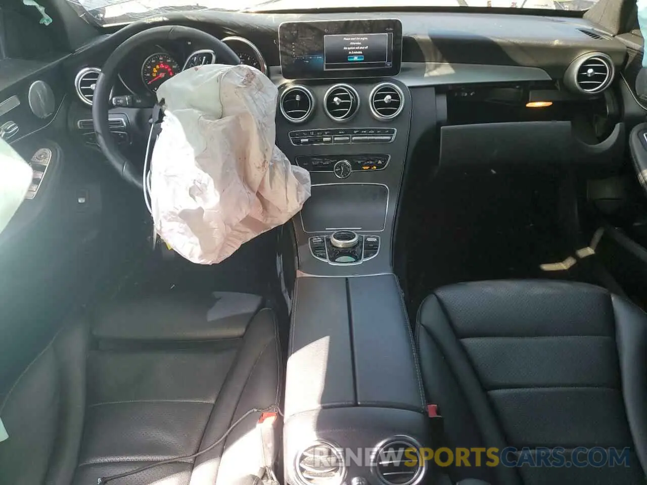 8 Photograph of a damaged car W1KWF8DB5LR599664 MERCEDES-BENZ C-CLASS 2020
