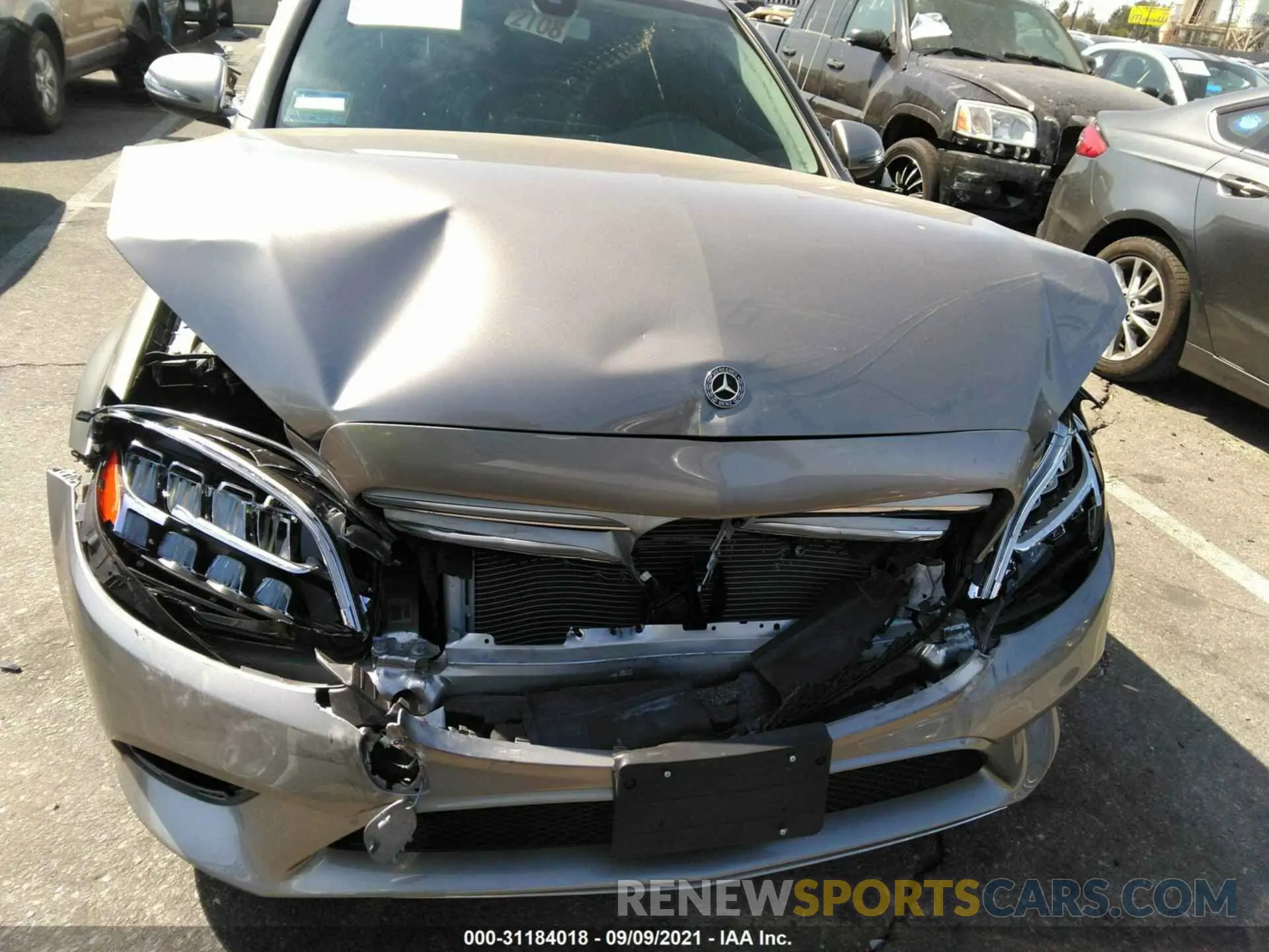 6 Photograph of a damaged car W1KWF8DB6LR573767 MERCEDES-BENZ C-CLASS 2020