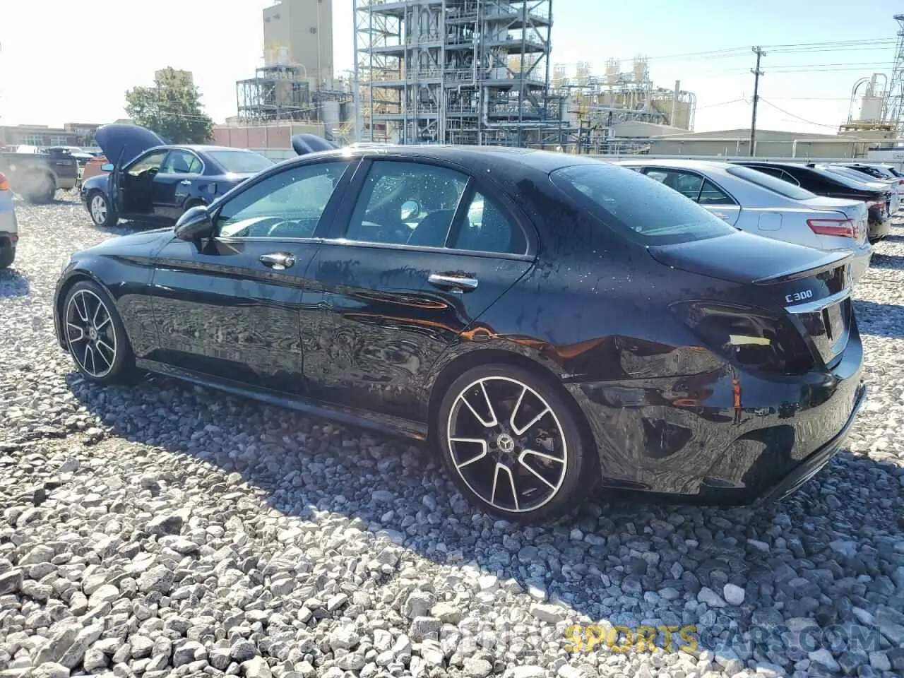 2 Фотография поврежденного автомобиля W1KWF8DB6LR595025 MERCEDES-BENZ C-CLASS 2020