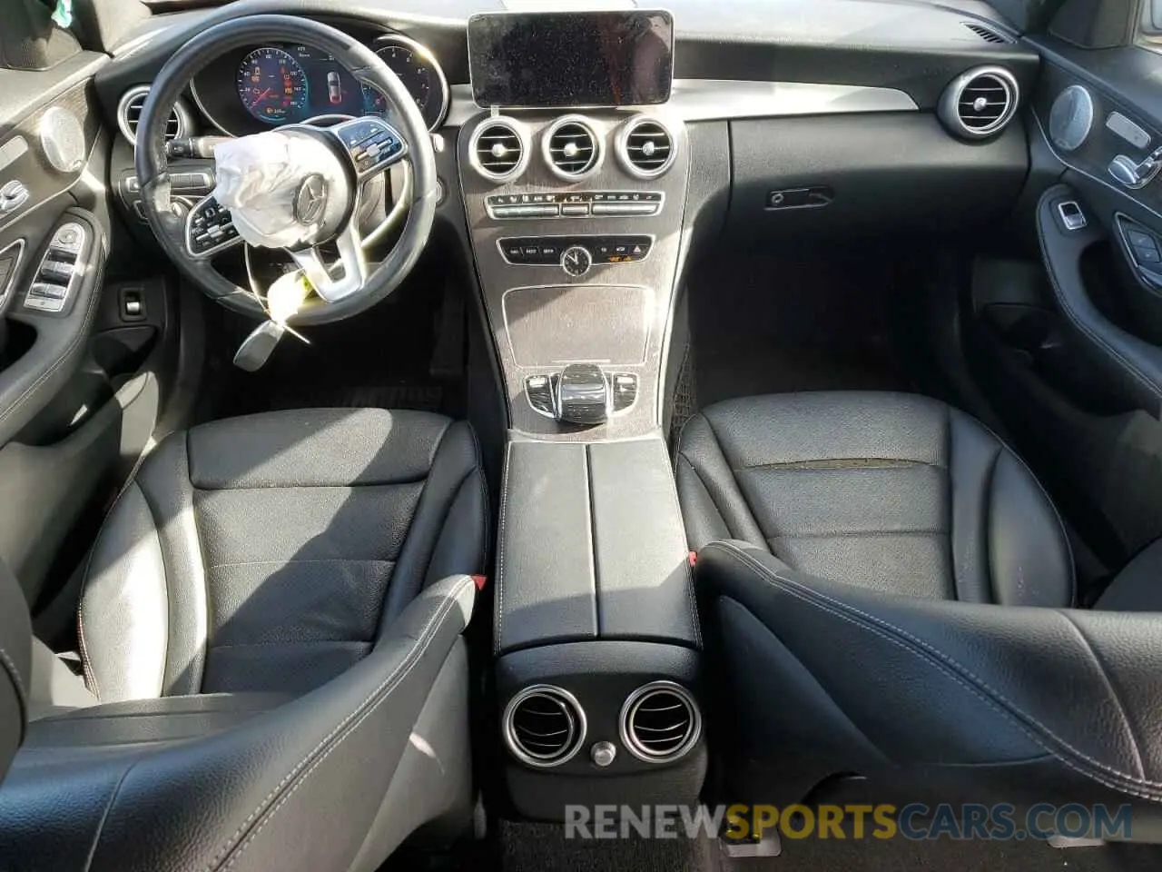 8 Фотография поврежденного автомобиля W1KWF8EB0LR572449 MERCEDES-BENZ C-CLASS 2020