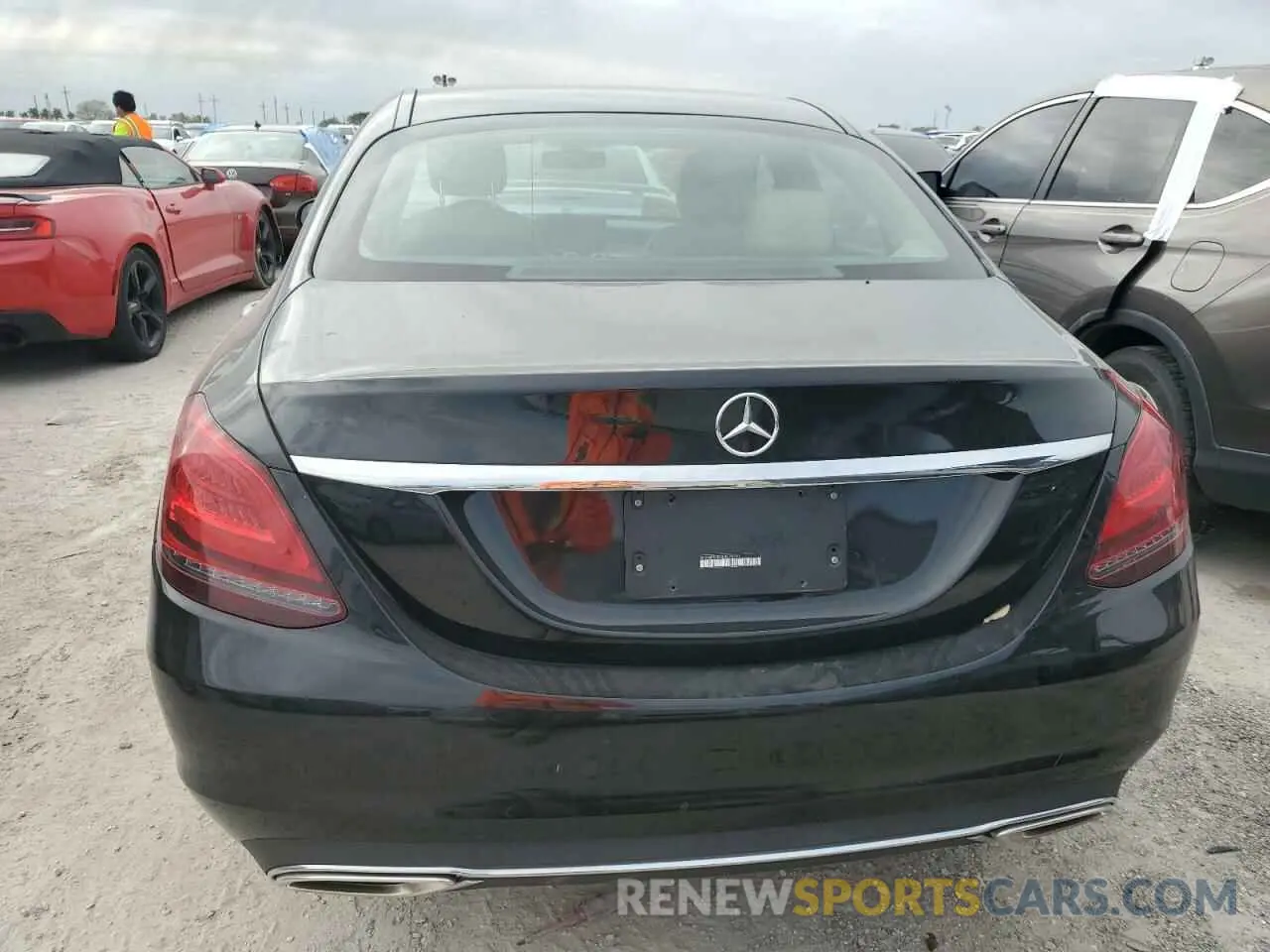 6 Фотография поврежденного автомобиля W1KWF8EB3LR570291 MERCEDES-BENZ C-CLASS 2020