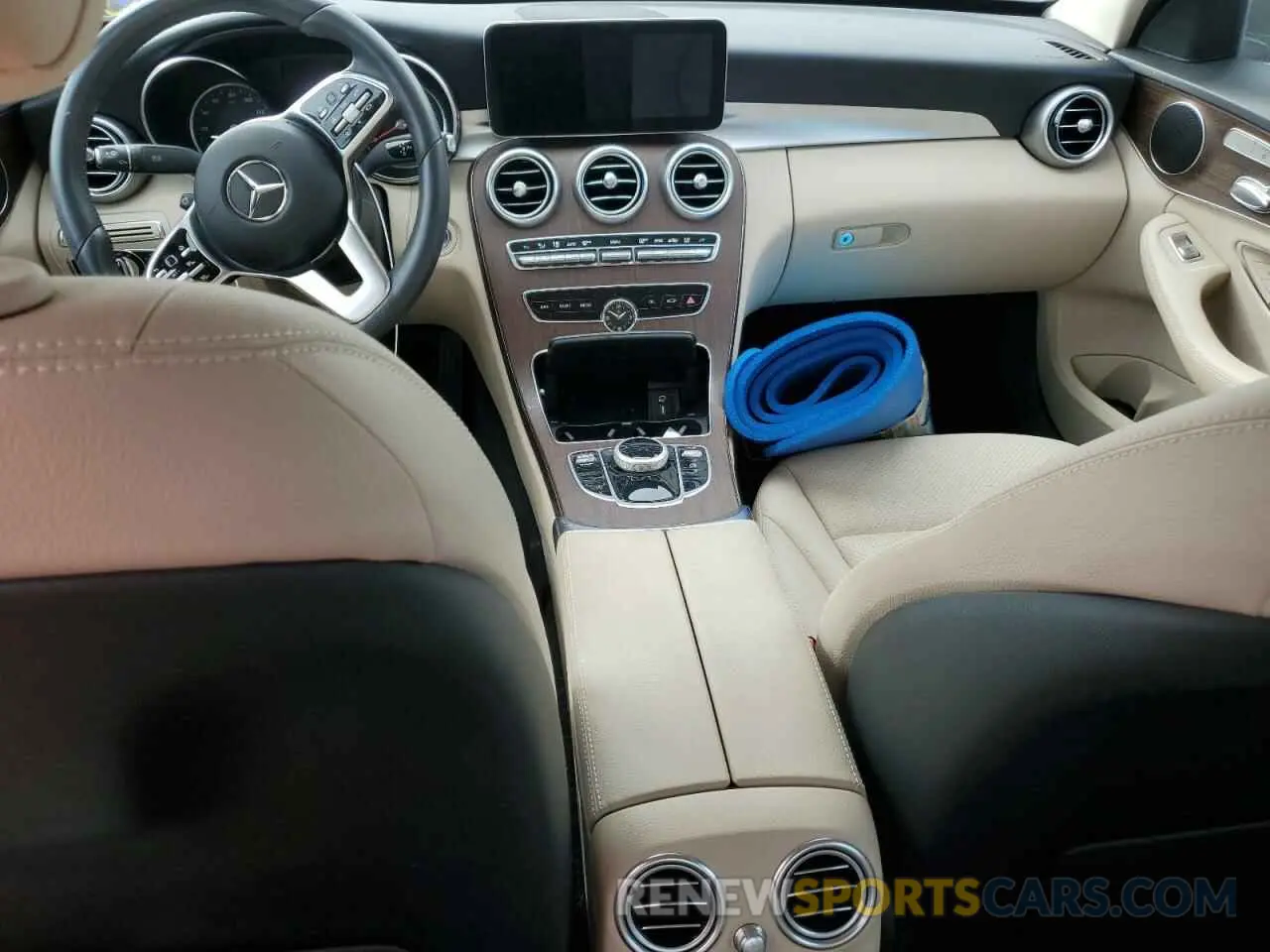 8 Фотография поврежденного автомобиля W1KWF8EB3LR570291 MERCEDES-BENZ C-CLASS 2020