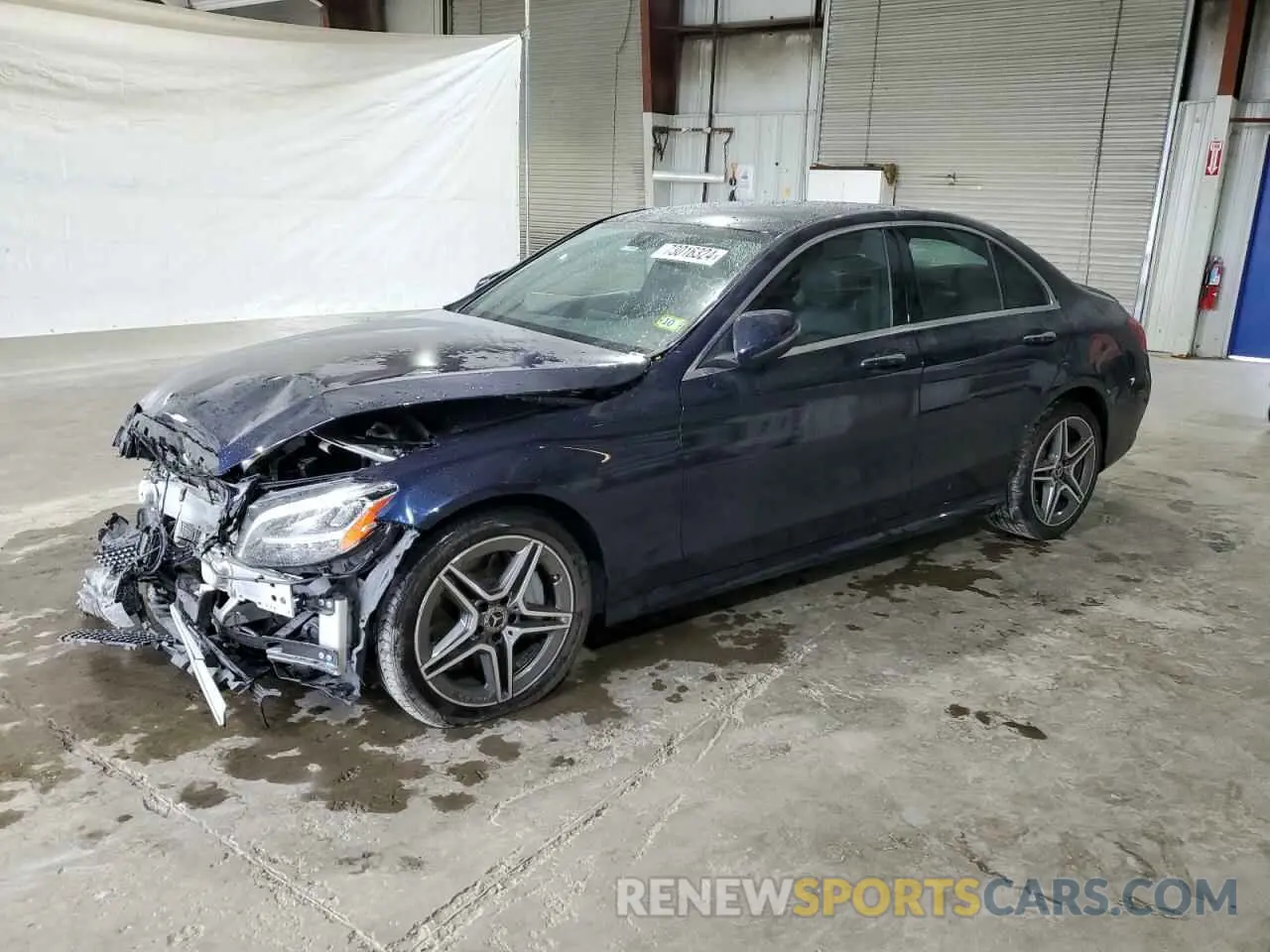 1 Photograph of a damaged car W1KWF8EB5LR570311 MERCEDES-BENZ C-CLASS 2020