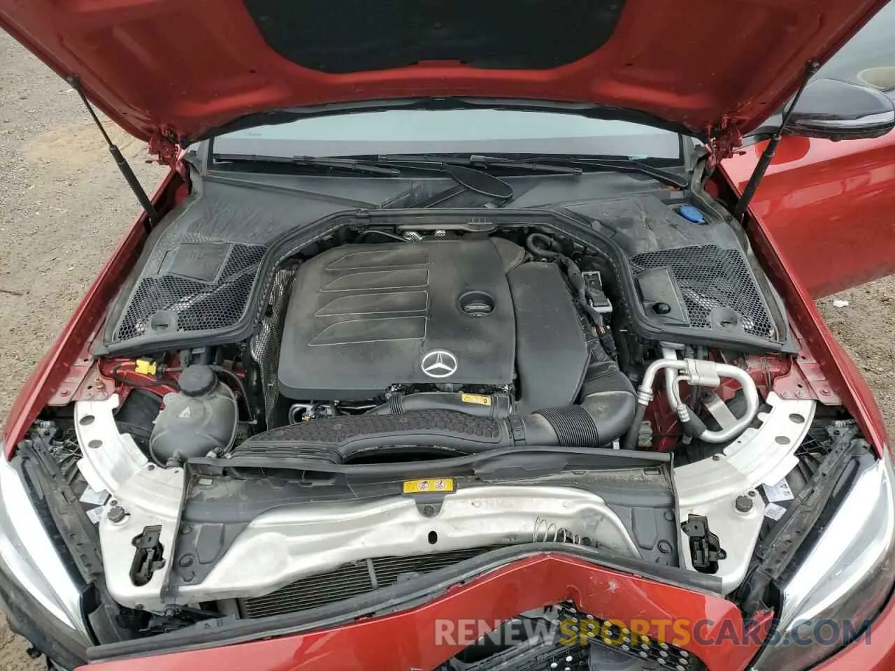 11 Фотография поврежденного автомобиля W1KWF8EB7LR600733 MERCEDES-BENZ C-CLASS 2020