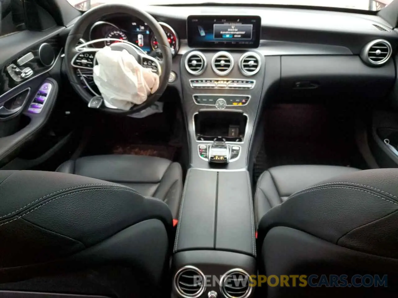 8 Фотография поврежденного автомобиля W1KWF8EB7LR600733 MERCEDES-BENZ C-CLASS 2020