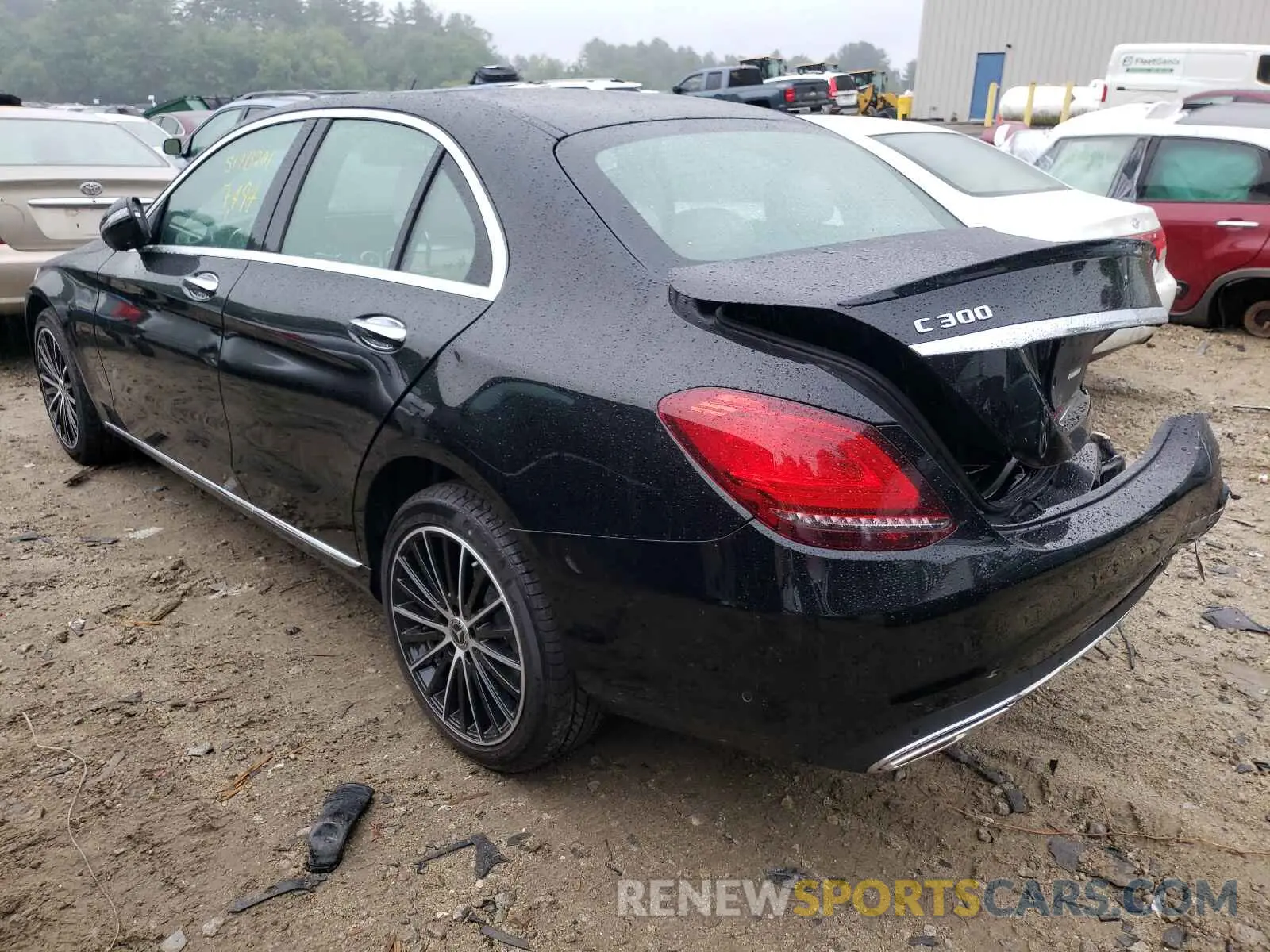 3 Photograph of a damaged car W1KWF8EB7LR601462 MERCEDES-BENZ C-CLASS 2020