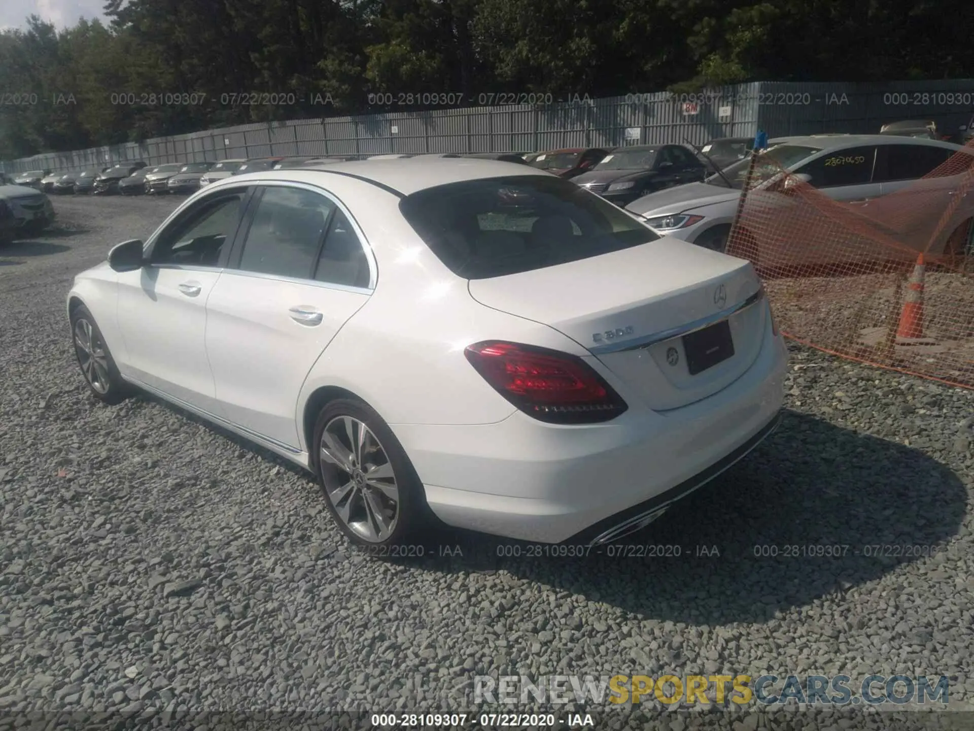 3 Photograph of a damaged car W1KWF8EB8LR576653 MERCEDES-BENZ C-CLASS 2020