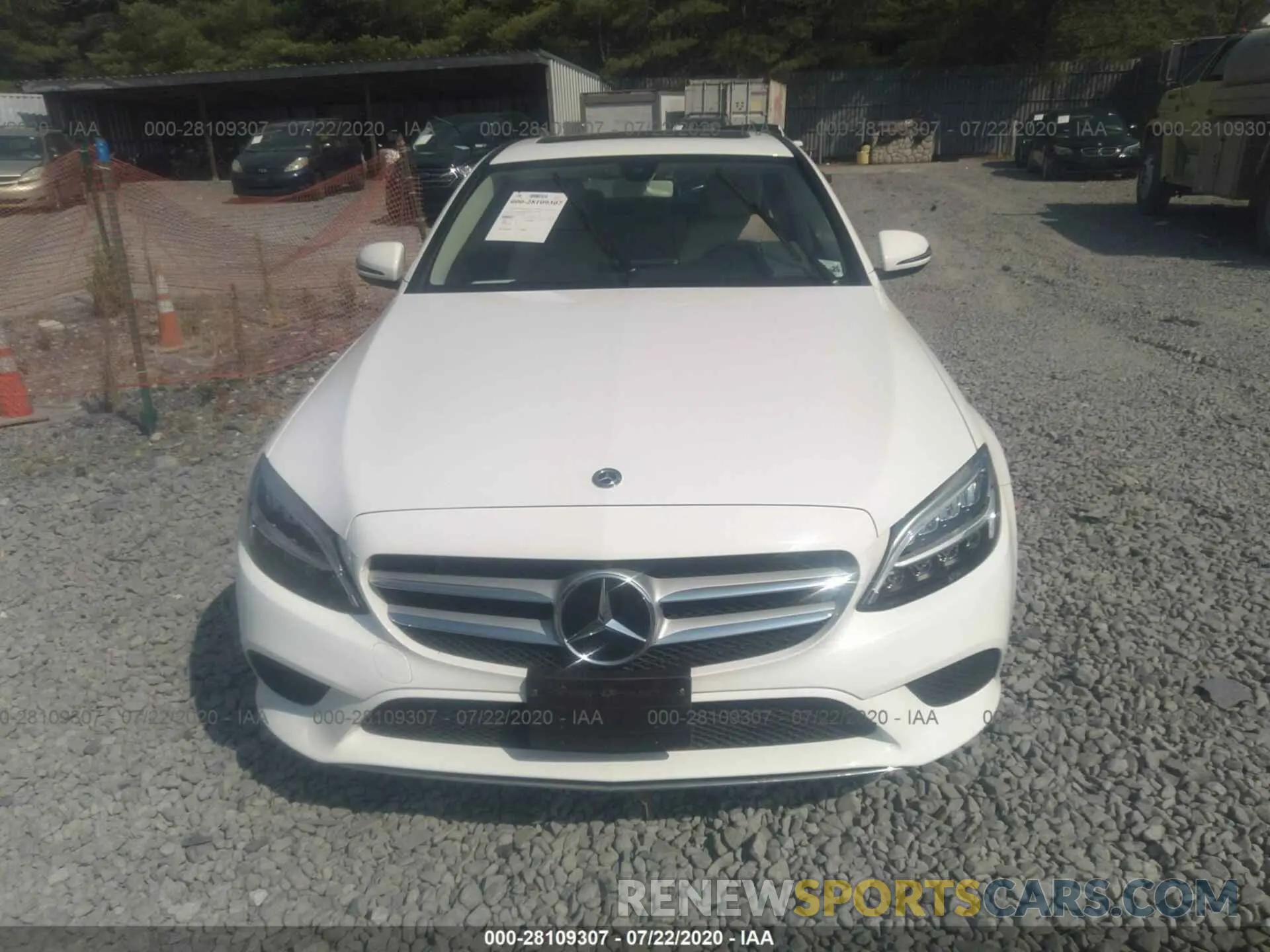 6 Photograph of a damaged car W1KWF8EB8LR576653 MERCEDES-BENZ C-CLASS 2020